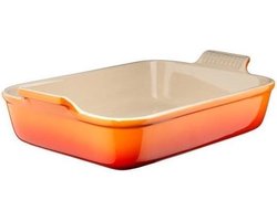 Le Creuset Ovenschaal Heritage - Oranjerood - 32 x 24 cm / 4 liter