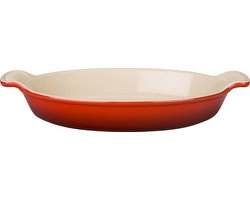 Le Creuset Ovenschaal - Ovaal - 35 × 28 cm - Kersenrood