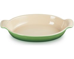 Le Creuset Ovenschaal Ovaal Bamboo Groen - 28cm
