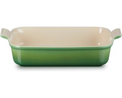 Le Creuset - Ovenschaal - Rechthoekig - Bamboo Groen - 26cm - 2.4L