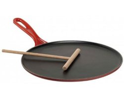 Le Creuset Pannenkoekenpan / Crepepan Tradition - Kersenrood - ø 27 cm
