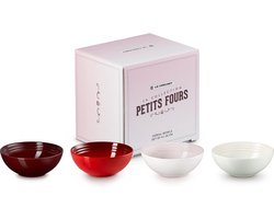 Le Creuset - Petits Fours - Ontbijtkommen 16 Cm - Set Van 4 Stuks