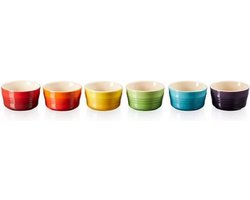 Le Creuset Ramekins - Regenboog - ø 8 cm / 100 ml - 6 Stuks