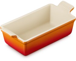 Le Creuset Rechthoekige Bakvorm 23cm/1,4 Liter In Aardewerk Oranjerood