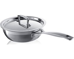 Le Creuset RVS Chef's pan 20cm