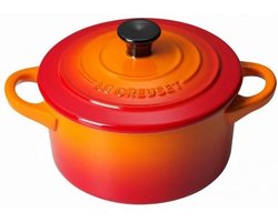 Le Creuset Serveerpannetje / Mini Braadpan - Signature - Oranjerood - ø 10 cm / 250 ml