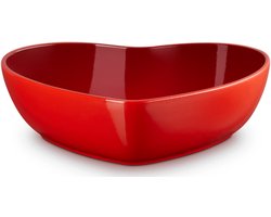 Le Creuset Serveerschaal - Hart - Kersenrood - L'amour Collectie