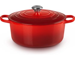 Le Creuset Signature Braad-/stoofpan - Ø 28 cm - kersen Rood