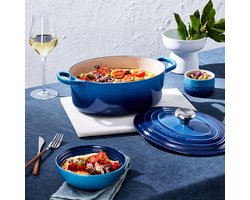 Le Creuset Signature Braadpan - 4,2 l - 24 cm - Azure
