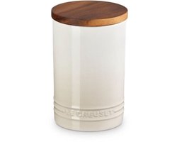 Le Creuset Signature Voorraadpot Met Houten Deksel 0,77 Liter Meringue