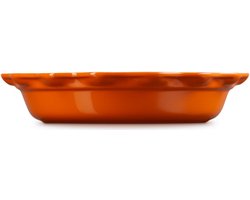 Le Creuset - Taartvorm 23 Cm / 1,2 Liter - Rond Hoog - in Aardewerk - Oranjerood