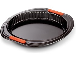 Le Creuset - Taartvorm met losse bodem - Ø 28 cm - Zwart