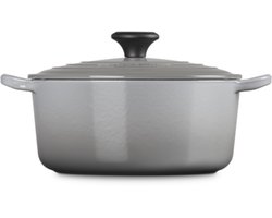 Le Creuset Tradition Braadpan stoofpan rond 24cm - 4,2L mist grey *