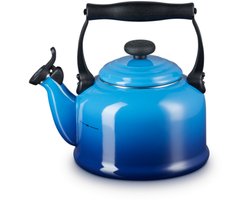 Le Creuset "Tradition" Fluitketel - Marseilleblauw - 2,1 l