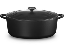 Le Creuset Tradition Stoof- Braadpan Ovaal 29cm Lichtgrijs