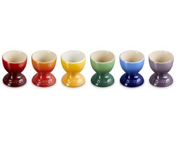 Le Creuset Vancouver Eierdopjes Regenboog Kleuren Set Van 6