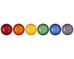 Le Creuset Vancouver Ontbijtkommen 16cm Regenboog Kleuren Set Van 6