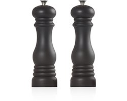 Le Creuset Zout en Pepermolen Mat Zwart 21cm