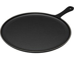 Le Creuster Gietijzeren pannenkoekpan - Mat Zwart - 27cm