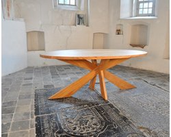 Le Havre ovale tafel 200x100cm Eiken geolied