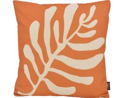 Leaf / Blad Kussenhoes | Katoen/Linnen | 45 x 45 cm