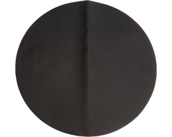 Leather placemat PVC black 38 cm - ASA Living