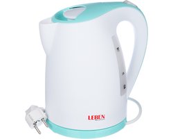 Leben Waterkoker - 1,7 liter - 1850 Watt - Blauw