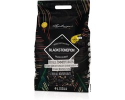 LECHUZA BLACKSTONEPON 6 liter - Mineraal plantensubstraat - Geschikt voor alle kamerplanten - Voorbemest voor 6 tot 8 maanden - ALTIJD BETER DAN AARDE!