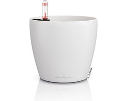 LECHUZA CLASSICO Color 14 - Plantenbak - met bewateringssysteem - ALL-IN-ONE set met LECHUZA-PON - wit