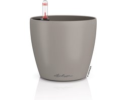 LECHUZA CLASSICO Color 14 - Plantenbak - met bewateringssysteem - ALL-IN-ONE set met LECHUZA-PON - zandbruin