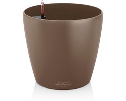 LECHUZA CLASSICO Color 18 - Plantenbak - met bewateringssysteem - ALL-IN-ONE set met LECHUZA-PON - muskaat