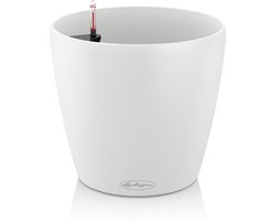LECHUZA CLASSICO Color 18 - Plantenbak - met bewateringssysteem - ALL-IN-ONE set met LECHUZA-PON - wit