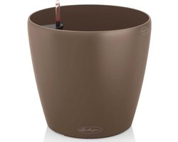 LECHUZA CLASSICO Color 28 - Plantenbak - met bewateringssysteem - ALL-IN-ONE set met LECHUZA-PON - muskaat
