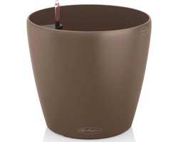 LECHUZA CLASSICO Color 35 - Plantenbak - met bewateringssysteem - ALL-IN-ONE set met LECHUZA-PON - muskaat