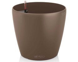 LECHUZA CLASSICO Color 43 - Plantenbak - met bewateringssysteem - ALL-IN-ONE set met LECHUZA-PON - Muskaat