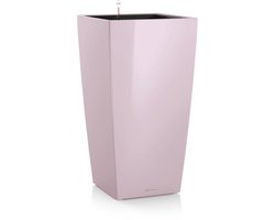 LECHUZA CUBICO PREMIUM 40 - Plantenbak - met uitneembare binnenbak - met bewateringssysteem - ALL-IN-ONE set - powder love - special edition -