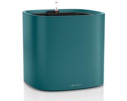 LECHUZA PILA Color PLANTER 35 - Plantenbak - met uitneembare binnenbak - met bewateringssysteem - ALL-IN-ONE set met LECHUZA-PON - petrol blauw
