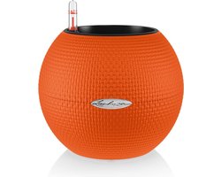LECHUZA PURO COLOR 20 - Plantenbak - ALL-IN-ONE set - bloedsinaasappel - limited edtion