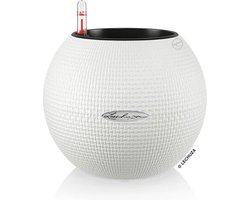LECHUZA PURO COLOR 20 - Plantenbak - met uitneembare binnenbak - met bewateringssysteem - ALL-IN-ONE set met LECHUZA-PON - wit