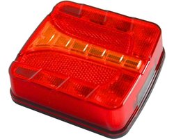LED Achterlicht links 106x99mm met 5 polige bajonet