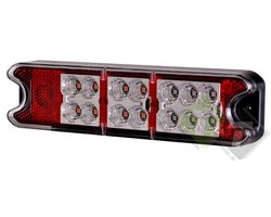 led achterlicht rechthoek 19 x 5 x 3 cm​​​​​​​ 18 led - ledlamp aanhanger achterlamp - verlichting voor de aanhangwagen