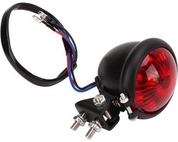 LED Achterlicht - Ronde Retro Universeel - 12V Hoge Helderheid voor Remsignaal in Gebruik