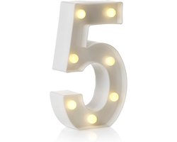LED Alfabet Letter en Nummer Lichtbord Decoratie Warm Wit Licht Voor Feest Huis Nachtlampje
