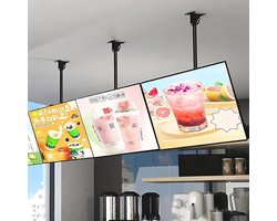 Led Backlit Menu Board Met Verstelbare Boom, Wandmontage Display Voor Restaurants En Winkels, 4 Pack