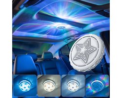 Led-binnenverlichting voor auto, magnetische plafondlamp voor auto, leeslamp voor binnen, oplaadbaar via USB, led-sfeerlicht voor auto, voor auto, camper, kasten