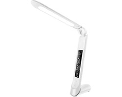 LED Boeklamp - Leeslamp Bureau - Lezen en Studeren - Dimbare Kleurmodi - Oplaadbaar - Wit