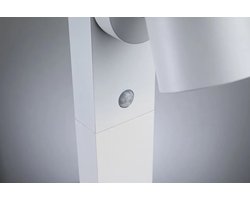 LED-bolderlamp Cuff Schemergestuurde bewegingsmelder (IR) IP44 782 mm 3000K 10W 700lm 230V 70° Wit Aluminium