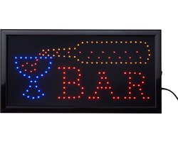 Led bord, LED Borden,  Bar, led sign, Led bord bar, Light box, Led verlichting, Bar accessoires, Bar/Cafe, Party verlichting, Rood, Blauw,