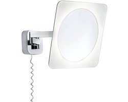LED-cosmeticaspiegel Bela Met verlichtingsmiddel IP44 3000K 260lm 230V 5,7W Chroom, Wit, Spiegel