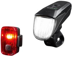 LED fietsverlichtingsset 70/30/15 lux - oplaadbaar via USB - hoge lichtsterkte